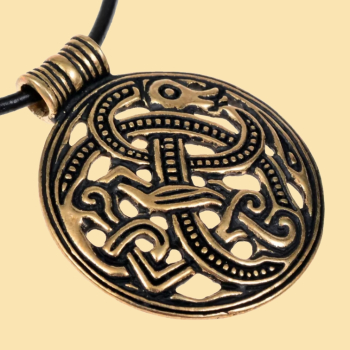 Anhänger im Jellinge-Stil- Bronze